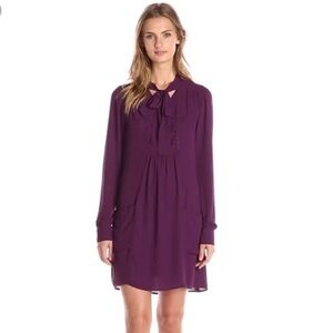 BCBGMax Azria Women's Damario Neck Tie Dress
